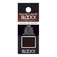 BLOCKX Watercolour Half Pan S1 148 Burnt Umber